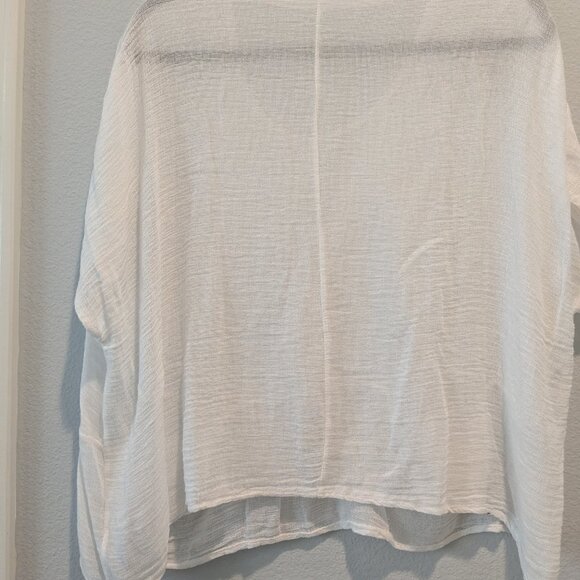Made in Italy NWOT One Size White Top - Picture 4 of 7